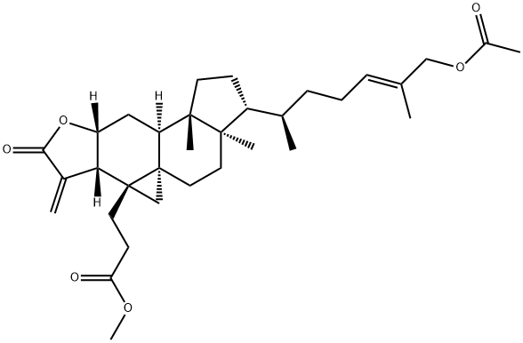 大黄栀子素A 结构式