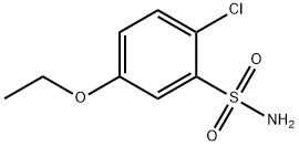 2-氯-5-乙氧基苯磺酰胺 结构式