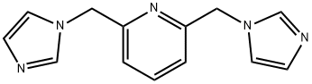 2,6-双((1H-咪唑-1-基)甲基)吡啶 结构式