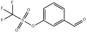 Methanesulfonic acid, 1,1,1-trifluoro-, 3-formylphenyl ester 结构式