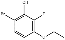 Phenol, 6-bromo-3-ethoxy-2-fluoro- 结构式