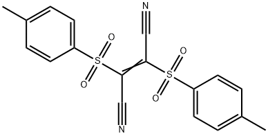 2-Butenedinitrile, 2,3-bis[(4-methylphenyl)sulfonyl]- 结构式