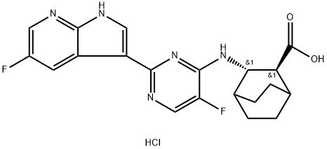 VX-787 hydrochloride 结构式