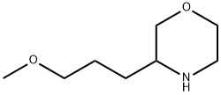 Morpholine, 3-(3-methoxypropyl)- 结构式