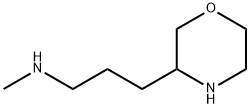 3-Morpholinepropanamine, N-methyl- 结构式