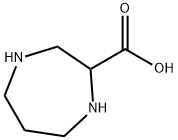 1H-1,4-Diazepine-2-carboxylic acid, hexahydro- 结构式