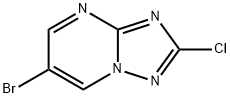 6-溴-2-氯-[1,2,4]三唑并[1,5-A]嘧啶 结构式