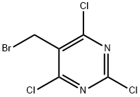 5-(Bromomethyl)-2,4,6-trichloropyrimidine 结构式
