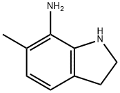 1H-Indol-7-amine, 2,3-dihydro-6-methyl- 结构式