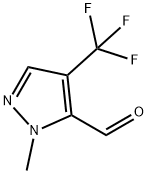 1-甲基-4-(三氟甲基)-1H-吡唑-5-甲醛 结构式