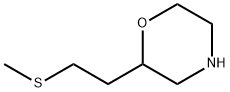 Morpholine, 2-[2-(methylthio)ethyl]- 结构式
