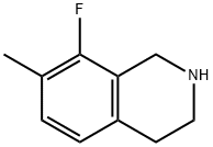 8-氟-1,2,3,4-四氢-7-甲基-异喹啉 结构式