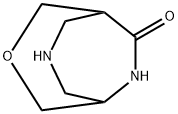 3-Oxa-7,9-diazabicyclo[3.3.2]decan-10-one 结构式