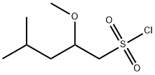 1-Pentanesulfonyl chloride, 2-methoxy-4-methyl- 结构式