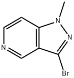3-溴-1-甲基-1H-吡唑并[4,3-C]吡啶 结构式