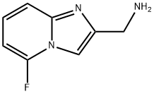 (5-氟咪唑并[1,2-A]吡啶-2-基)甲胺 结构式