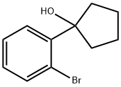 环戊醇,1-(2-溴苯基)- 结构式