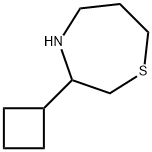 3-cyclobutyl-1,4-thiazepane 结构式