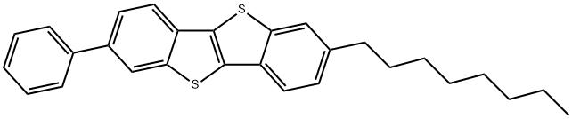 Benzo[d][1]benzothieno[3,2-b]thiophene, 2-octyl-7-phenyl- 结构式