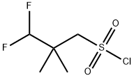 1-Propanesulfonyl chloride, 3,3-difluoro-2,2-dimethyl- 结构式