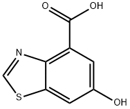 6-hydroxy-1,3-benzothiazole-4-carboxylic acid 结构式