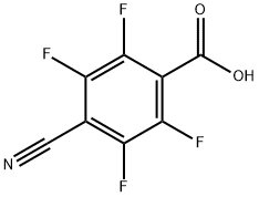 4-氰基-2,3,5,6-四氟苯甲酸 结构式