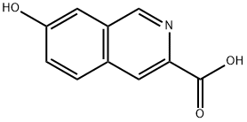 7-羟基异喹啉-3-羧酸 结构式
