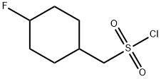 Cyclohexanemethanesulfonyl chloride, 4-fluoro- 结构式