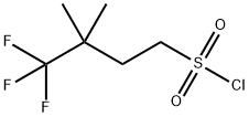 1-Butanesulfonyl chloride, 4,4,4-trifluoro-3,3-dimethyl- 结构式