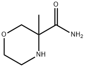 3-Morpholinecarboxamide, 3-methyl- 结构式