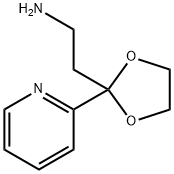 2-[2-(pyridin-2-yl)-1,3-dioxolan-2-yl]ethan-1-amine 结构式