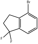 4-溴-1,1-二氟-2,3-二氢-1H-茚 结构式