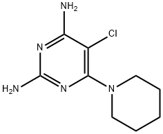 5-Chloro-6-(1-piperidinyl)-2,4-pyrimidinediamine 结构式