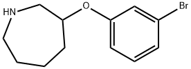 1H-Azepine, 3-(3-bromophenoxy)hexahydro- 结构式