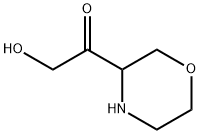 Ethanone, 2-hydroxy-1-(3-morpholinyl)- 结构式