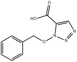 1-(苄氧基)-1H-1,2,3-三唑-5-羧酸 结构式
