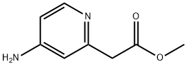 2-(4-氨基吡啶-2-基)乙酸甲酯 结构式