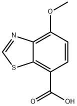 4-methoxy-1,3-benzothiazole-7-carboxylic acid 结构式