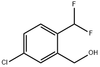 (5-氯-2-(二氟甲基)苯基)甲醇 结构式