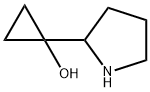 1-(pyrrolidin-2-yl)cyclopropan-1-ol 结构式