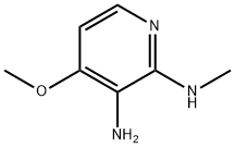 4-Methoxy-N*2*-methyl-pyridine-2,3-diamine 结构式