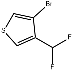 3-溴-4-(二氟甲基)噻吩 结构式