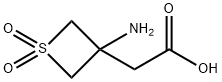 2-(3-氨基-1,1-二氧噻吩-3-基)乙酸 结构式