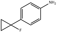 4-(1-氟环丙基)苯胺 结构式