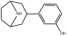 Phenol, 3-(8-azabicyclo[3.2.1]oct-3-yl)- 结构式