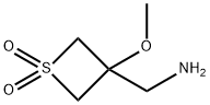 3-(氨基甲基)-3-甲氧基硫杂环丁烷 1,1-二氧化物 结构式