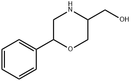 3-Morpholinemethanol, 6-phenyl- 结构式