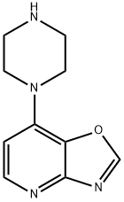 Oxazolo[4,5-b]pyridine, 7-(1-piperazinyl)- 结构式