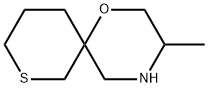 1-Oxa-8-thia-4-azaspiro[5.5]undecane, 3-methyl- 结构式