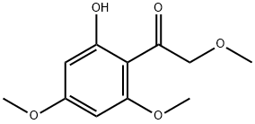 1-(2-Hydroxy-4,6-dimethoxyphenyl)-2-methoxyethanone
 结构式